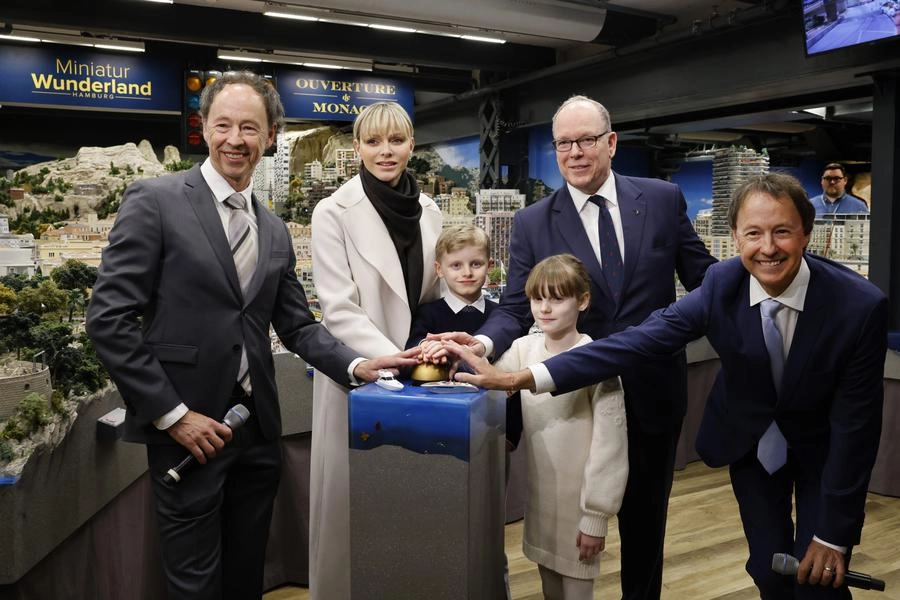 Inauguration de la section Monaco au musée Miniatur Wunderland de Hambourg